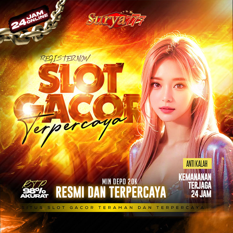 Surya777: Agen Resmi Bandar Slot Gacor Terpercaya Hari Ini Gampang Maxwin image 1